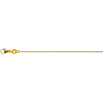 Halskette Anker rund Gelbgold 375 | GAM