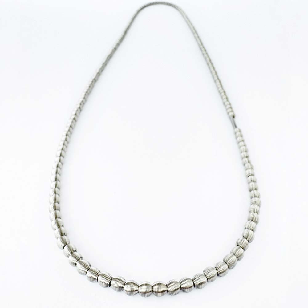 La Mollla Rosary Uno Sautoir – Long Necklace in Stainless Steel