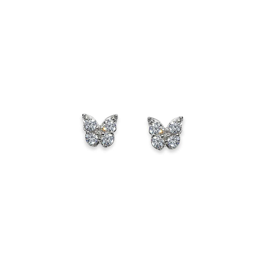 Ohrstecker Schmetterling Zirkonia