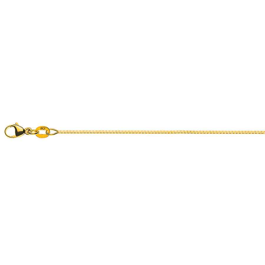 Halskette Venezianer diamantiert Gelbgold 585