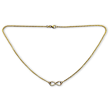 Halskette mit Infinty Zeichen Gelbgold 750
