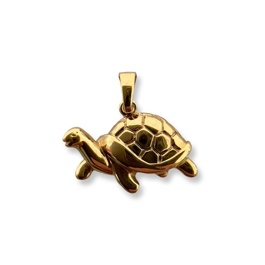 Anhänger Schildkröte Gelbgold 750