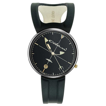 Design-Uhr von Luigi Colani | Wing 1 Unisex schwarz