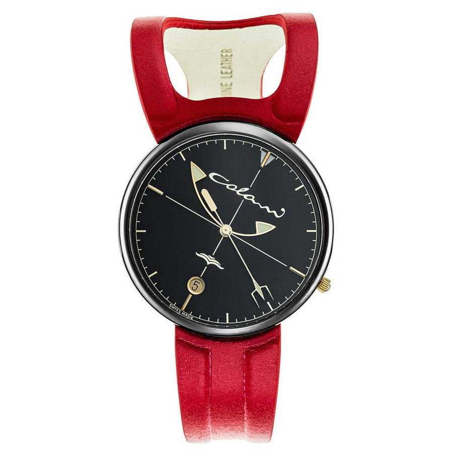 Design-Uhr von Luigi Colani | Wing 1 Unisex schwarz