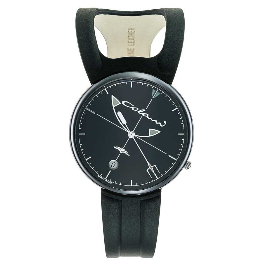 Design-Uhr von Luigi Colani | Wing 1 Unisex schwarz