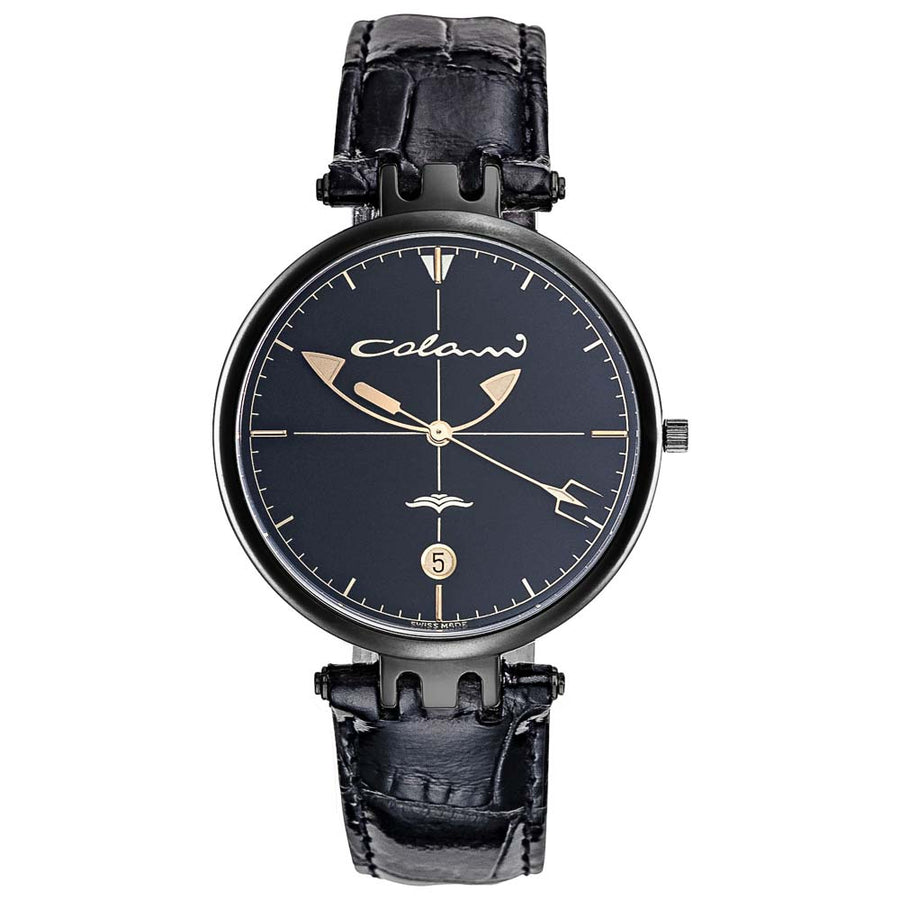 Design-Uhr von Luigi Colani | Wing 2 Unisex schwarz