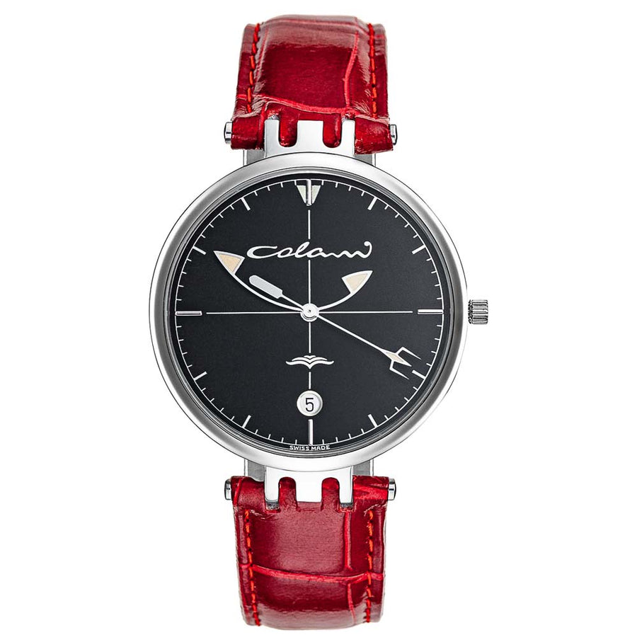 Design-Uhr von Luigi Colani | Wing 2 Unisex edelstahl