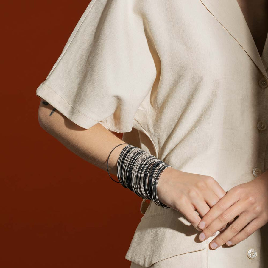 sel & poivre black | Armband | La Mollla