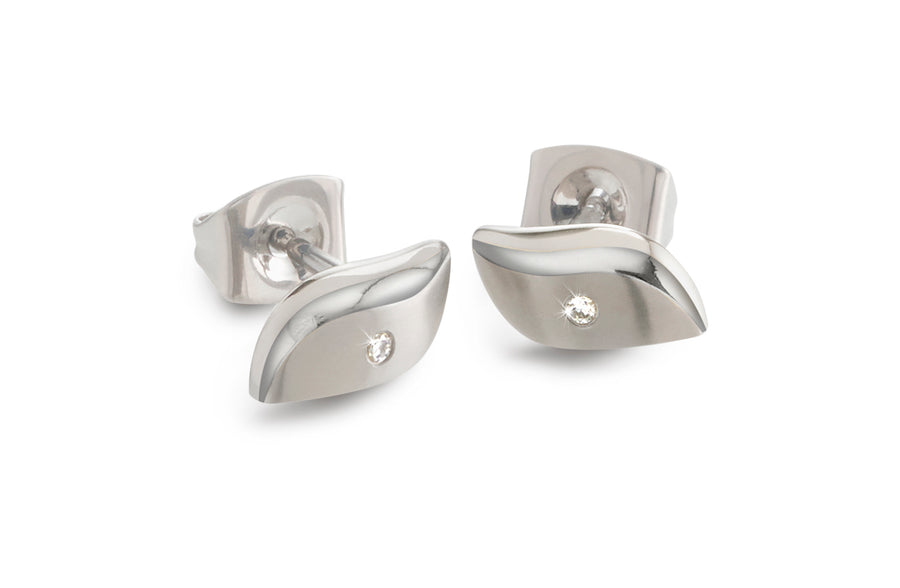 Ohrstecker Titan mit Brillant