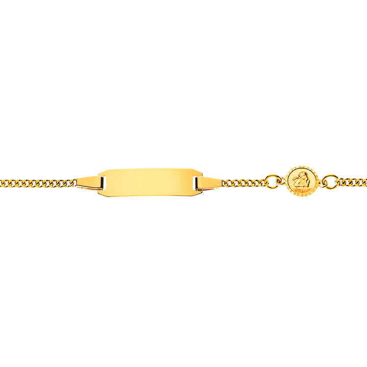 Baby Armband Gold mit Schutzengel