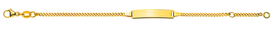 ID Armband aus Gelbgoldold 750