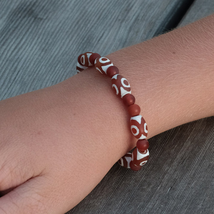 Steinarmband dZi-Beads "Eye"