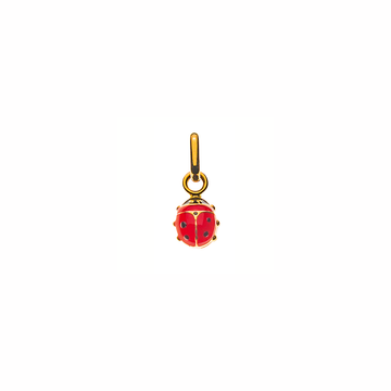 Anhänger Marienkäfer klein Gold
