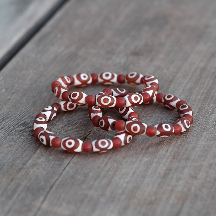 Steinarmband dZi-Beads "Eye"