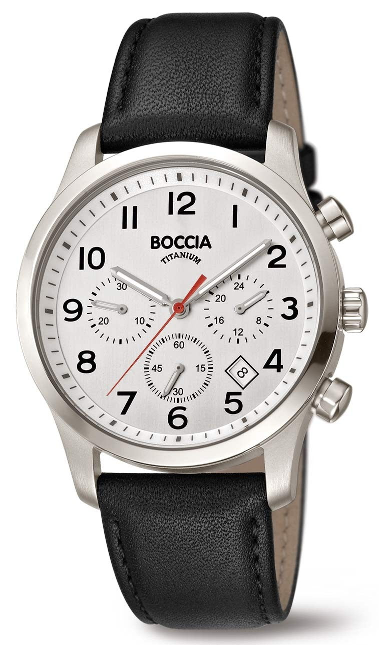 Boccia Herrenuhr mit Chronograph