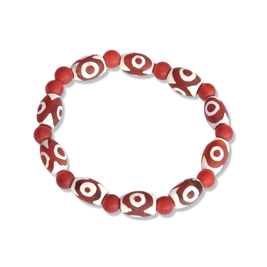 Steinarmband dZi-Beads "Eye"